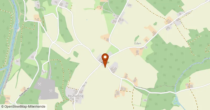 Kartenausschnitt: Lage des Polter Camps in Eden 10, 4652 Steinerkirchen an der Traun